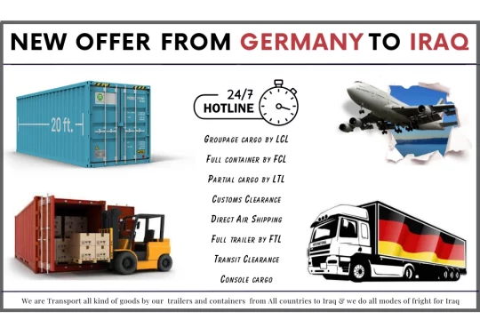 Freight Forwarding Services from Germany to Iraq