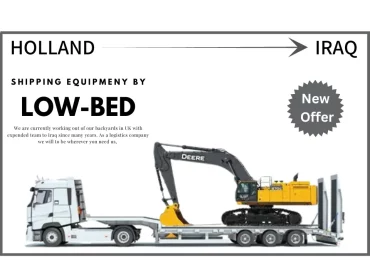 Low-bed Trailers from Holland to Iraq